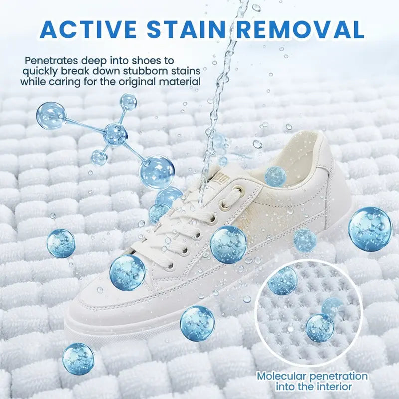 White Shoe Cleaner Cream Multipurpose No-Wash Solid Cleaner