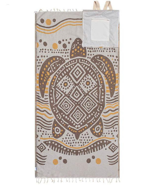 🏖️2-in-1 Convertible Towel & Backpack with Inner Zip Pocket & Sand-Repelling Fabric
