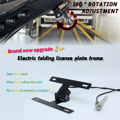 Electric Motorcycle License Plate Holder