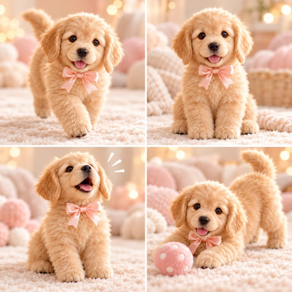 🔥Black Friday Deal🎄49% OFF🐕🐾 Golden Buddy™ Realistic Robot Golden Retriever Puppy