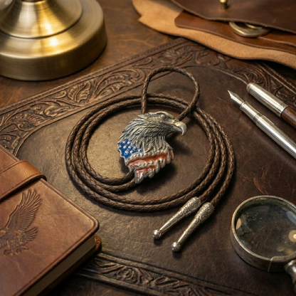 🦅 The Heritage Eagle Bolo Tie