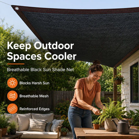 Black Sun Shade Net❤️‍🔥BUY 2 GET FREE SHIPPING