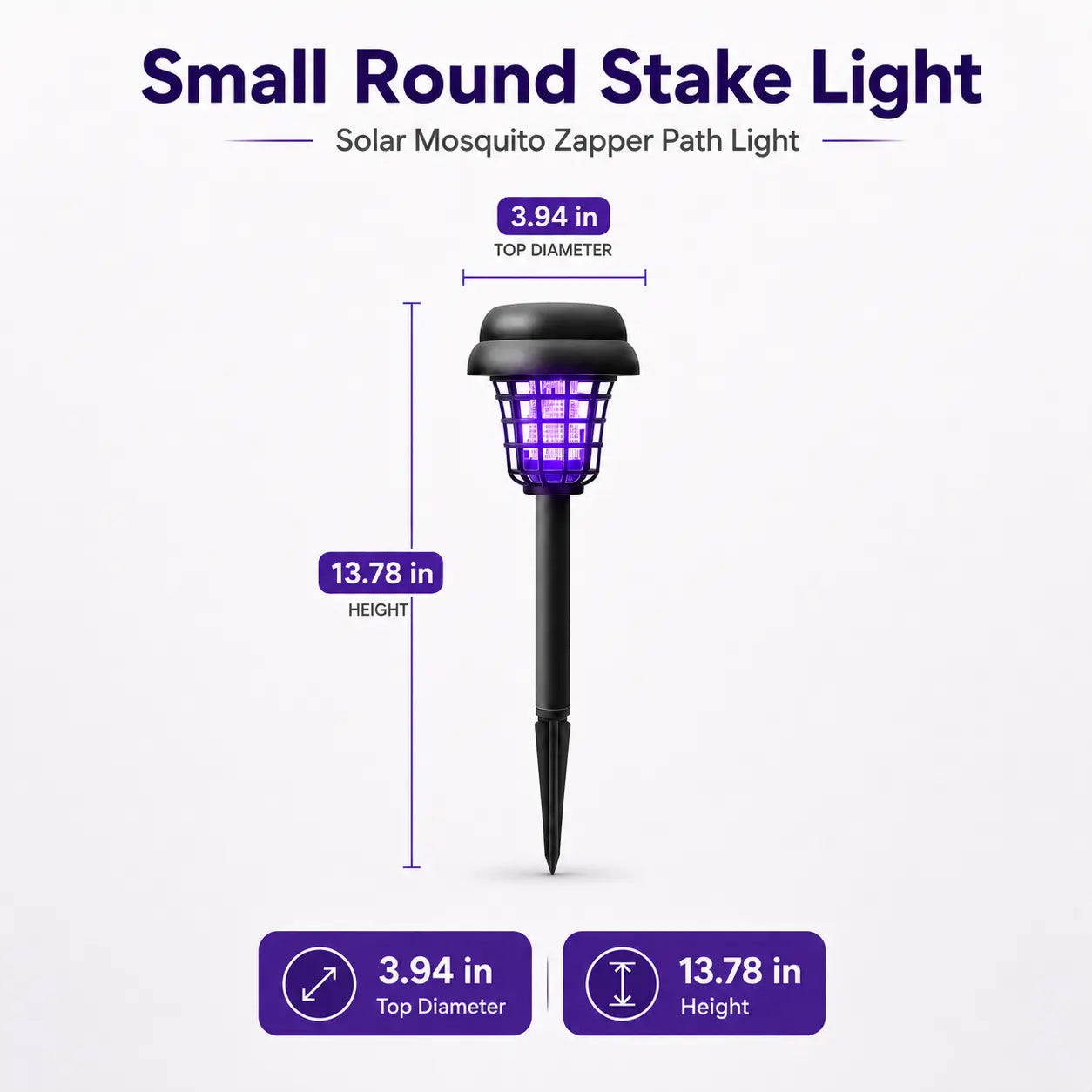 ☀️ Solar Mosquito Zapper Light 🦟