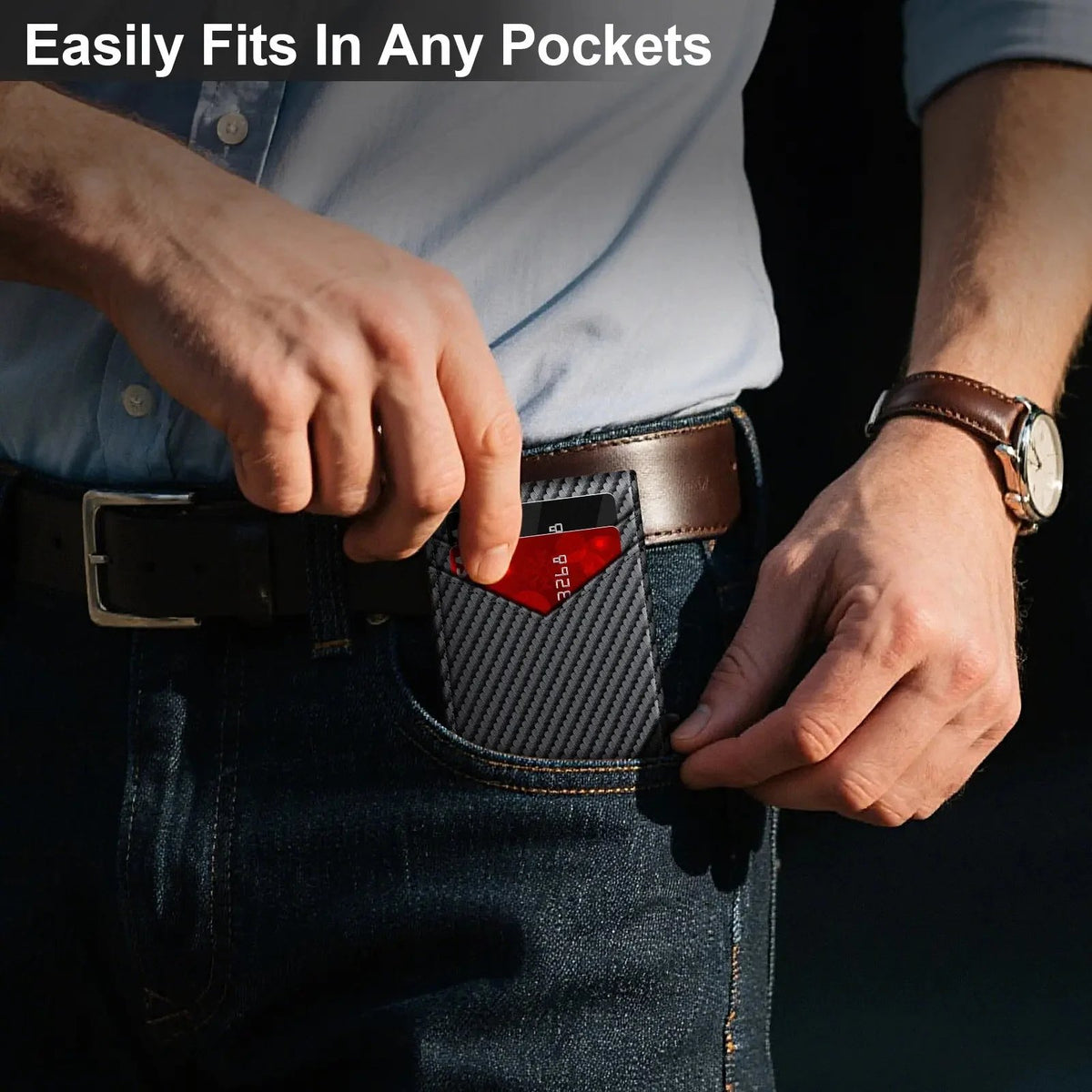 🎁⚡Black Friday Mega Deal✨Men's RFID Minimalist Bifold Wallet💳