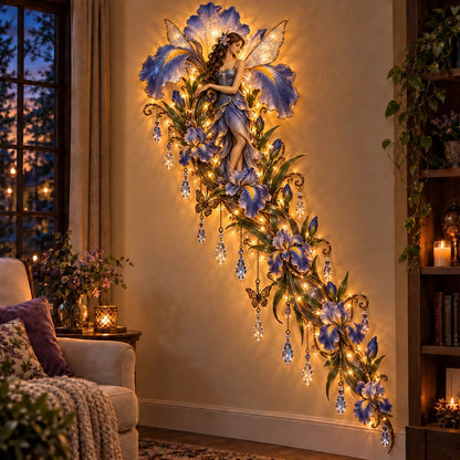 🔥Buy 2 Get 20% OFF🔥🌹🧚‍♀️Enchanted Flower Fairy Wall Light✨Cascading Floral Decor