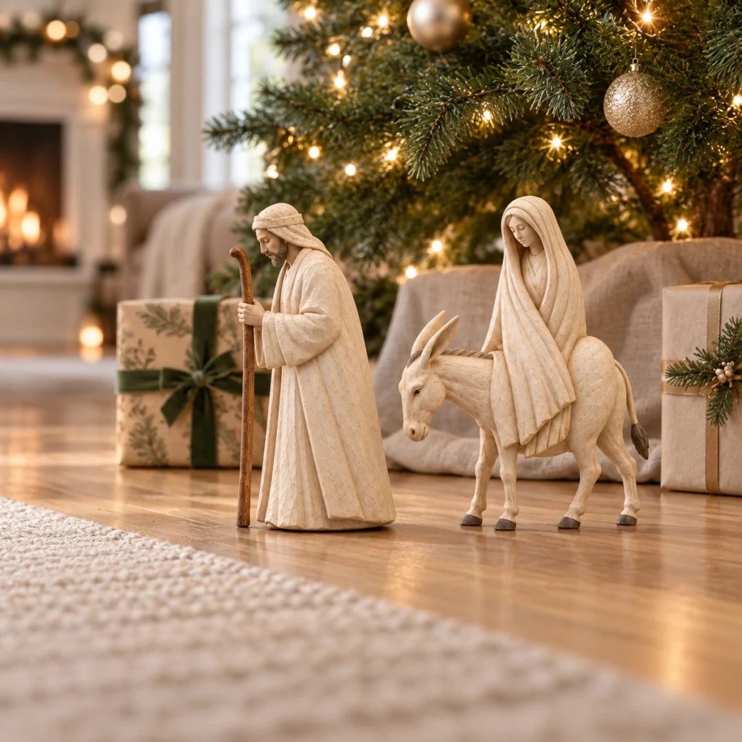 🔥Last Day 49% OFF🚶 🌟 Journey to Bethlehem Nativity Figurine Set