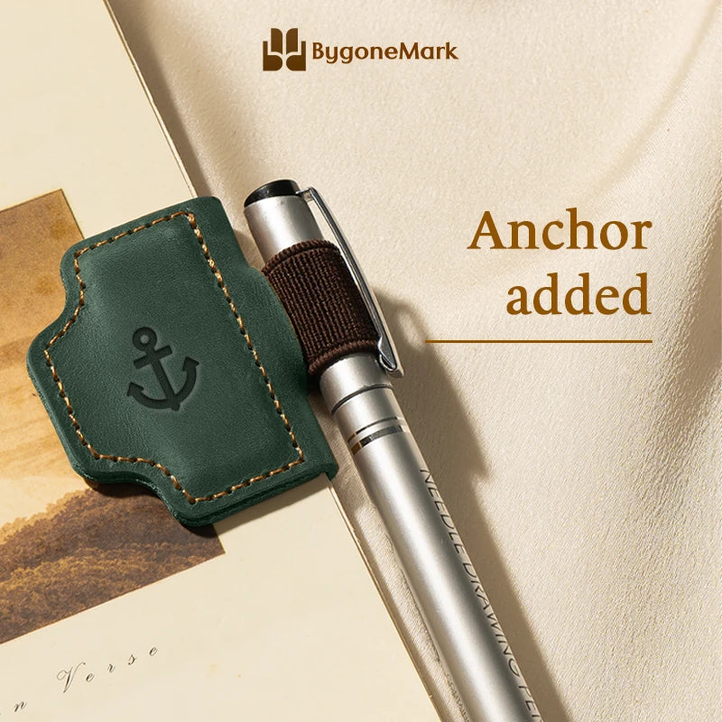 LAST DAY 70% OFF - Personalized Magnetic Leather Pen Holder Bookmark