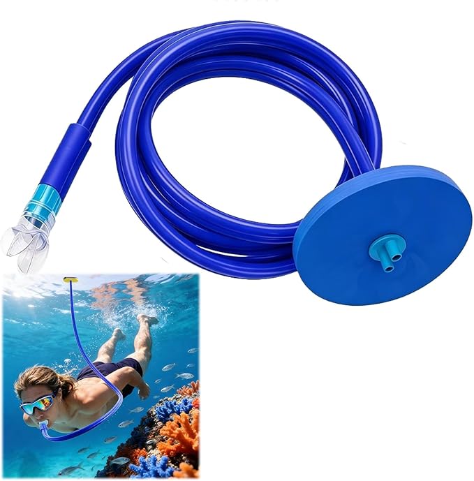 ✨Flexible Floating Snorkel Tube – Safe &amp; Comfortable for Underwater Training