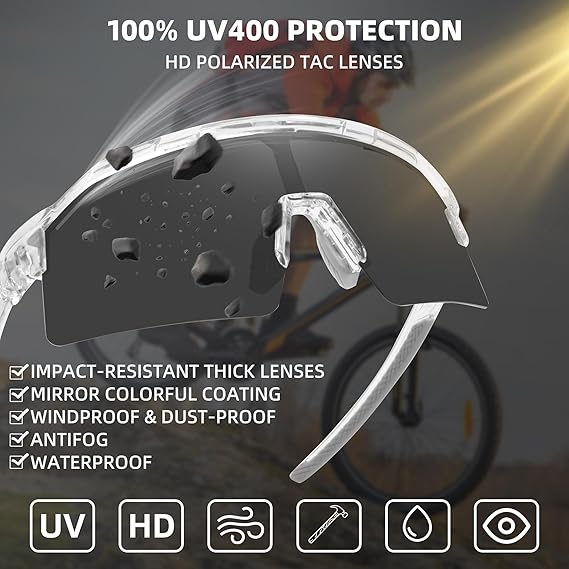 🔥Limited Time 49% Off✨UV-Protective Sunglasses for Hiking & Cycling