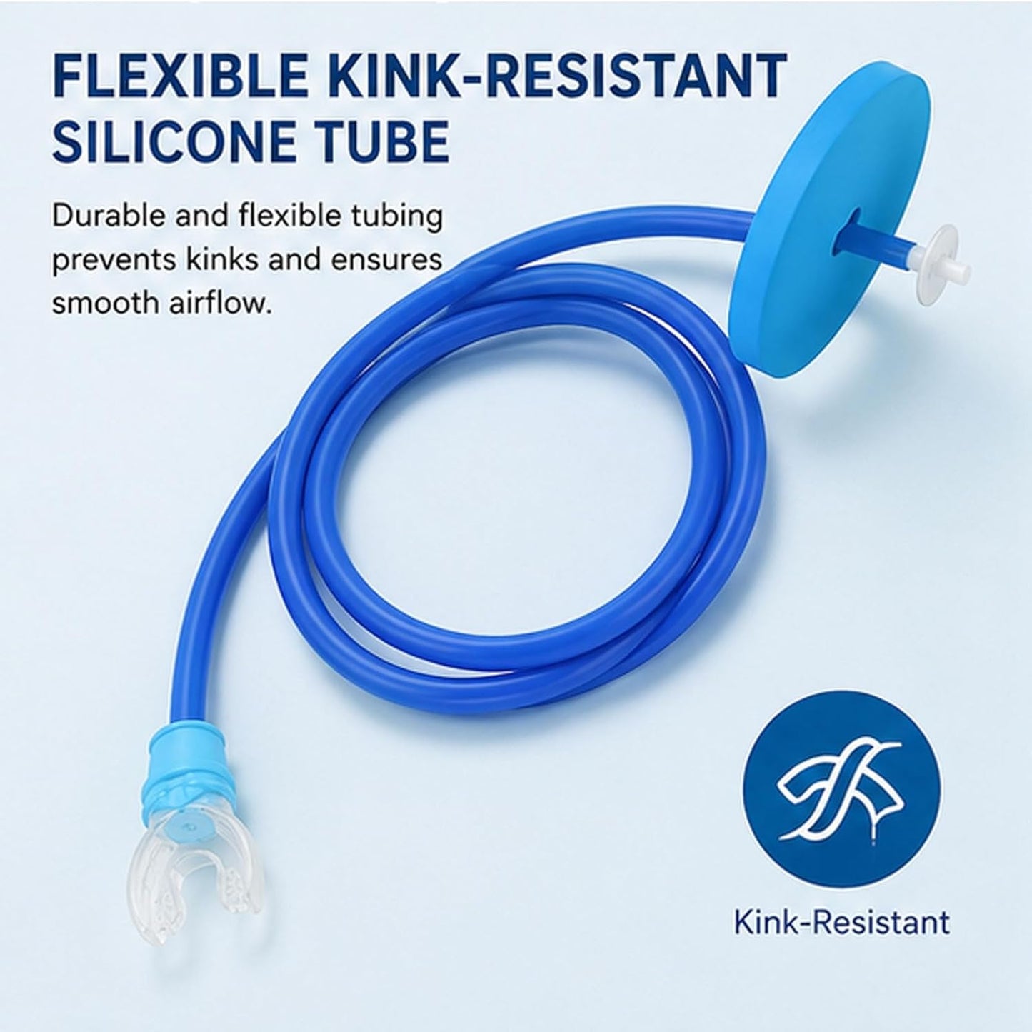 ✨Flexible Floating Snorkel Tube – Safe &amp; Comfortable for Underwater Training