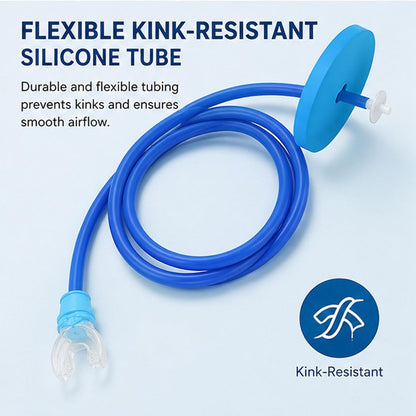 ✨Flexible Floating Snorkel Tube – Safe &amp; Comfortable for Underwater Training
