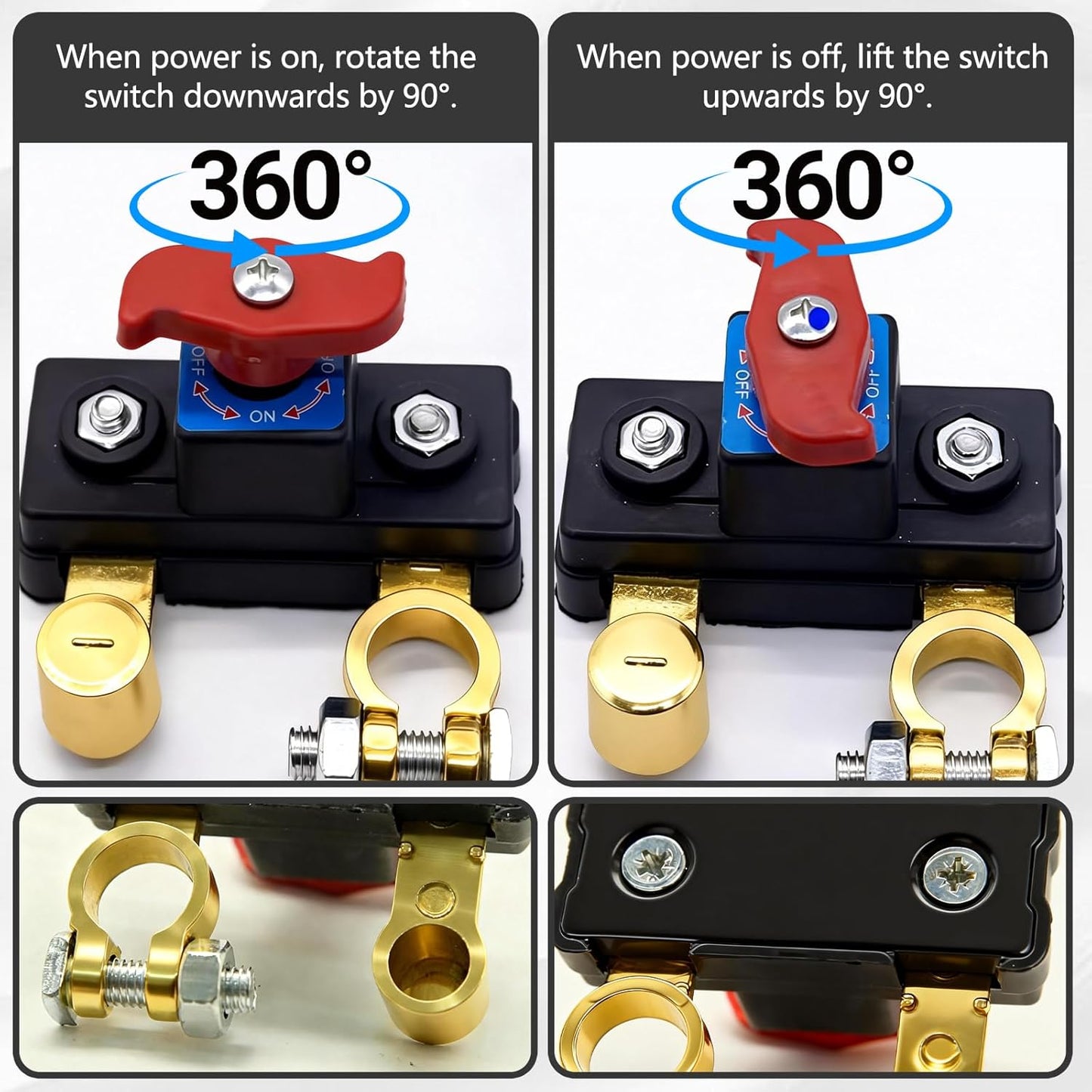 Car Battery Cut Off Switch, Car Battery Power Cut Off Switch Breaker