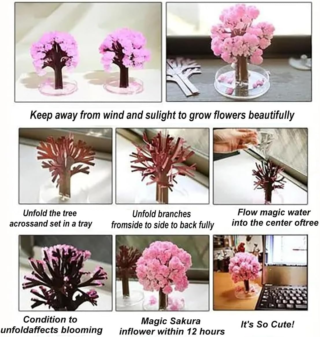 🌸DIY Blooming Cherry Blossom Tree, Unique Mother's Day Decor 🎁