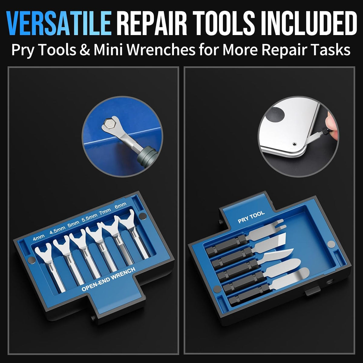 3.15' Compact Transformable Precision Tool Kit – 2-in-1 Torque Handle & Modular Electronics Repair Set