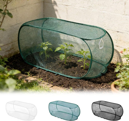 🔥Buy 1 Get 1 Free🔥Mesh Plant Cover Crop Cage with 8 Ground Stakes - Pop-Up Netting for Raised Beds, Vegetables & Fruits