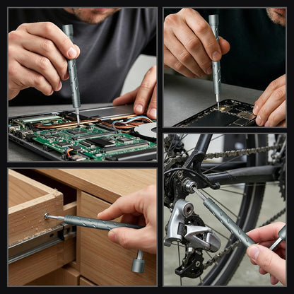 3.15' Compact Transformable Precision Tool Kit – 2-in-1 Torque Handle & Modular Electronics Repair Set
