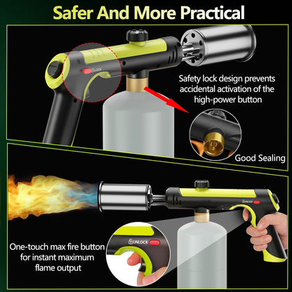 Heavy-Duty Propane Torch with Adjustable Flame
