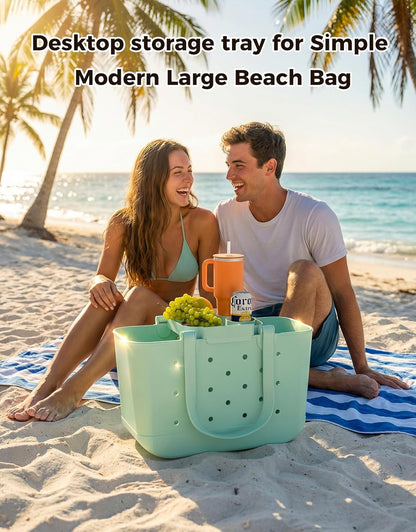 MULTIFUNCTIONAL BEACH BAG TRAY