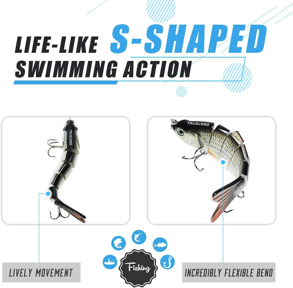 🔥39% OFF - Last Day Only🔥6-Segment Lifelike Fishing Lures🎣