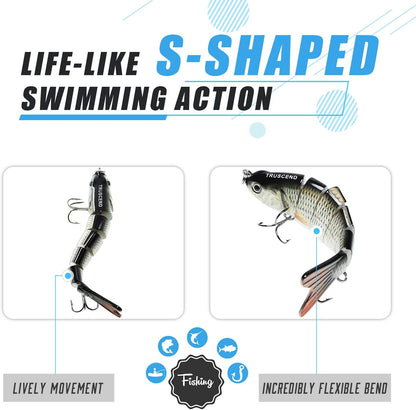🔥39% OFF - Last Day Only🔥6-Segment Lifelike Fishing Lures🎣