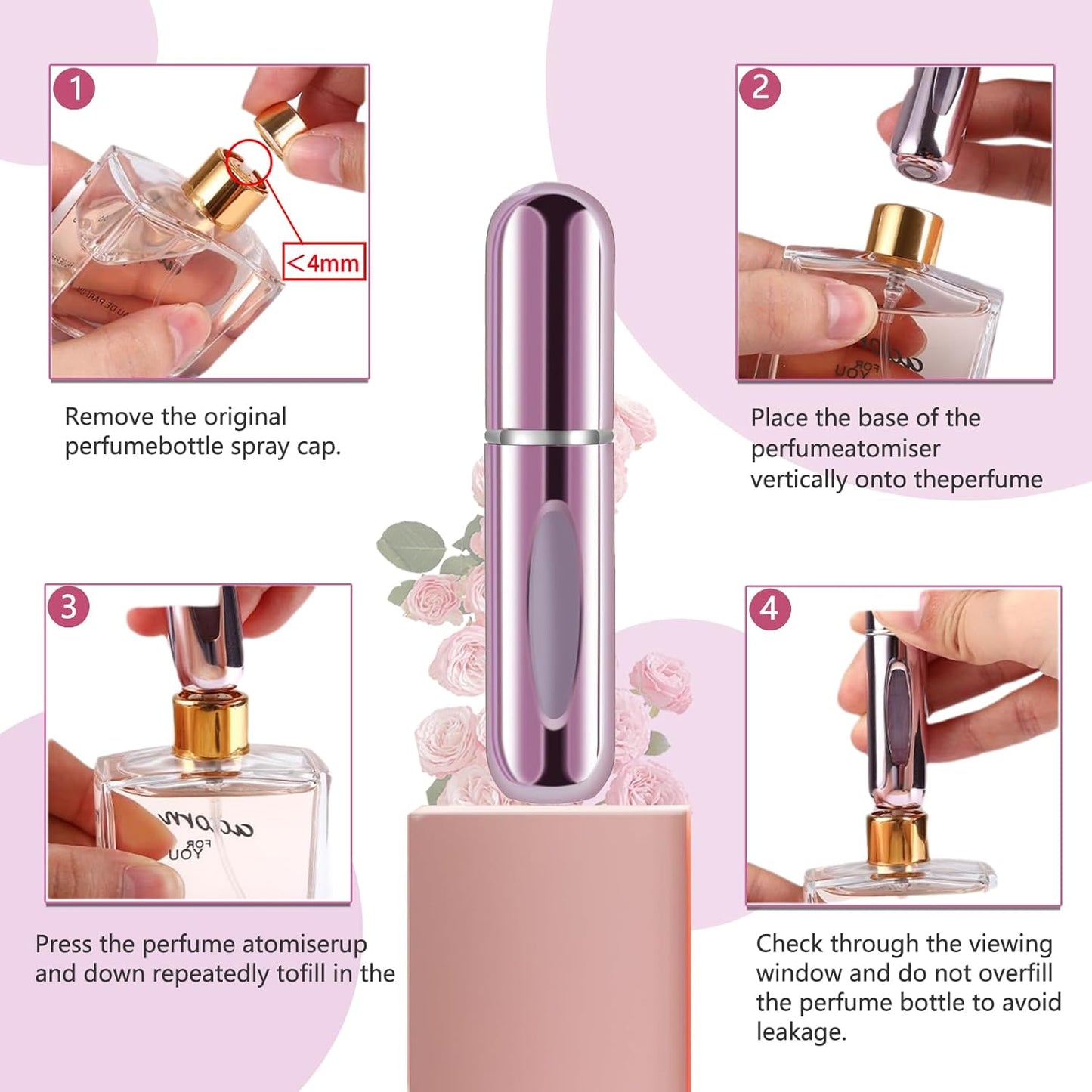 Refillable Travel Perfume Atomizer