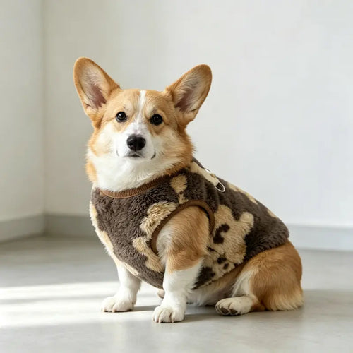 Winter Fleece Pet Vest for Cats & Small Dogs