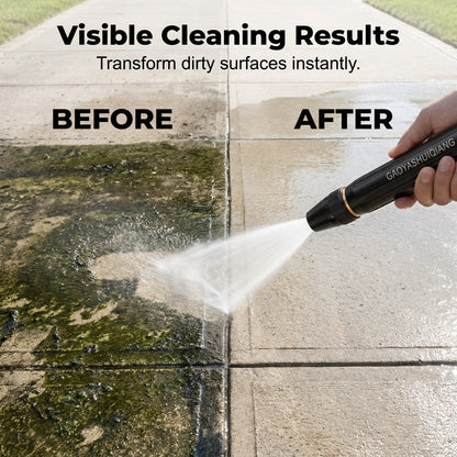🔥Black Friday Deal｜✨Heavy Duty Adjustable Twist Hose Nozzle Jet Sweeper Nozzle