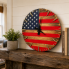 🔥100% Handmade American Flag Clock (Daniel Brooks Handmade®) - BUY 2 FREE SHIPPING