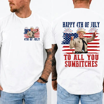 🎆 Patriotic Independence Day Shirt – Funny Fireworks Graphic Tee