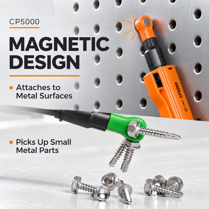 ✏️7-in-1 Magnetic Mechanical Pencil Set | 3-Pack Assorted Colors with 30 Graphite Refills | Sharpener & Protective Sleeve | Bullet Tip for Construction & Woodworking Marking