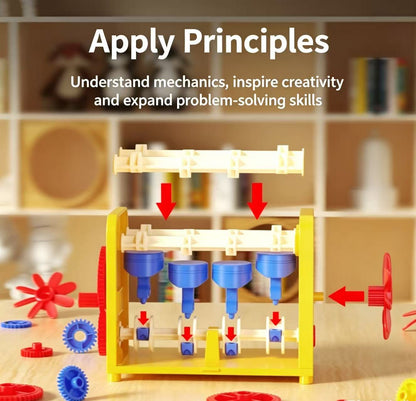 Engine model toy assembly