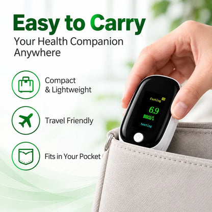 🔥Non-Invasive Fingerstick Blood Glucose Meter