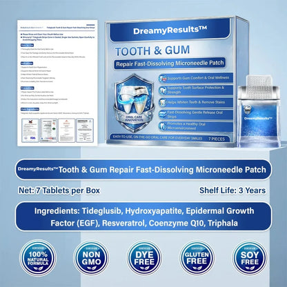 Prime® Tooth & Gum Care Fast-Dissolving Microneedle Patch