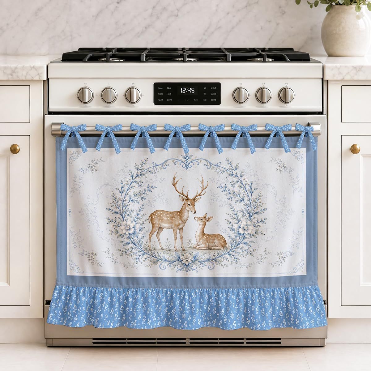 Handmade Oven Skirt for Kitchen Decor