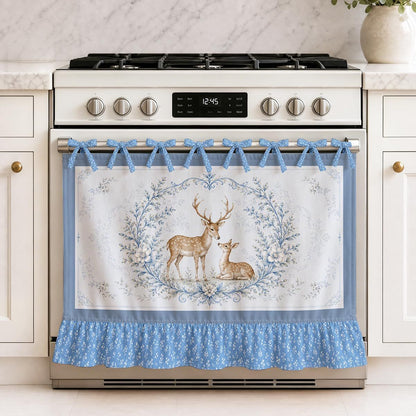 Handmade Oven Skirt for Kitchen Decor
