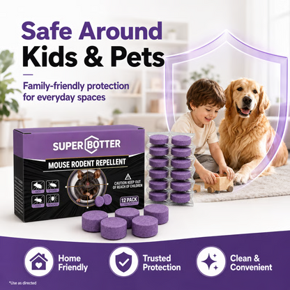 12-Pack Rodent Repellent Balls, Natural Pest Control🐭