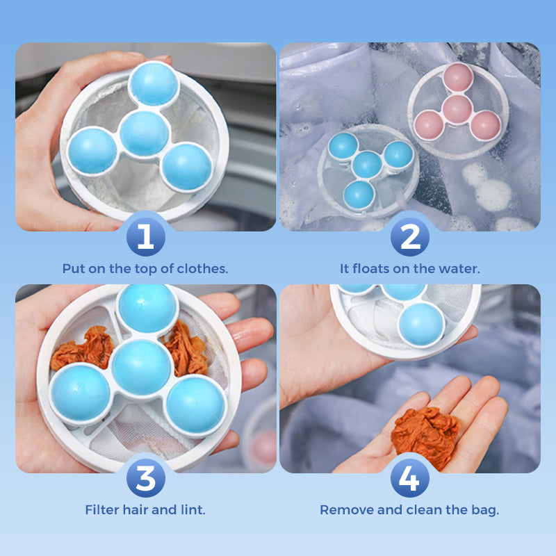 🎉Hot Sale 50% OFF🎉Floating Lint Mesh Bag For Laundry