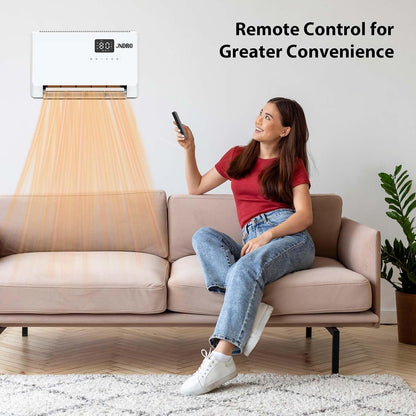 Black Friday Early Bird Deals-Wall-Mounted Space Heater with Thermostat and Remote Control