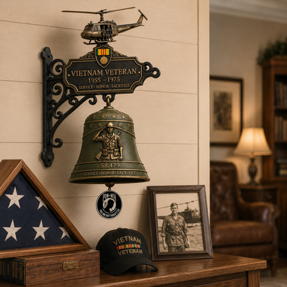 🔔 Last Day Promo: 50% OFF -Vietnam Veteran Tribute Wall Bell