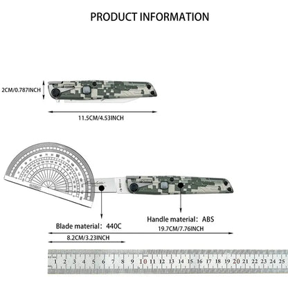 🔪High Hardness Stock Colt II Folding Knife with Safety Lock