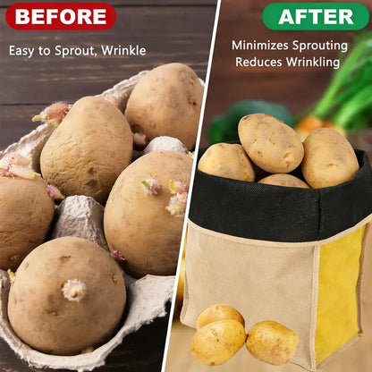 ✨Reusable Self Sealing Potato & Onion Storage Bags