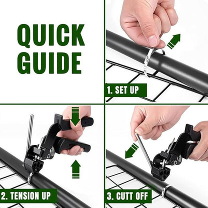 🔥 304 Stainless Steel Zip Tie Kit | 4X Stronger Than Plastic | 49% OFF Pro Tool!