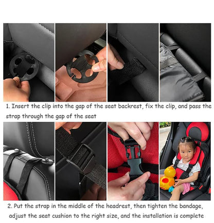 🔥Auto Child Safety Seat-Simple Car Portable Seat Belt