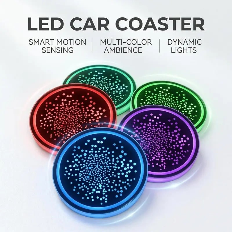 LED Cup Holder Lights for Car