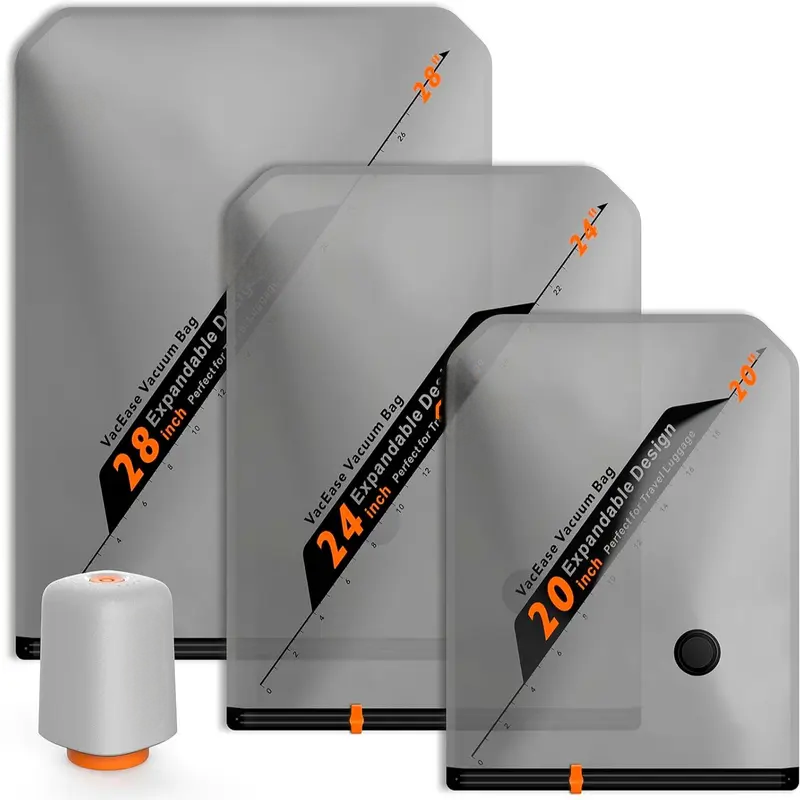 🔥Hot Sale 49% off✈️🔋 Vacuum Packing Pump Storage Bags Set