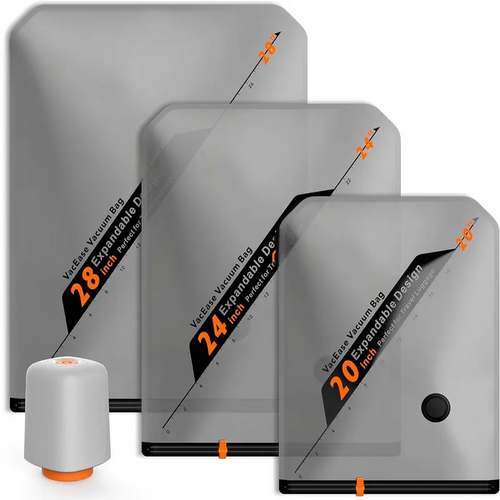 🔥Hot Sale 49% off✈️🔋 Vacuum Packing Pump Storage Bags Set