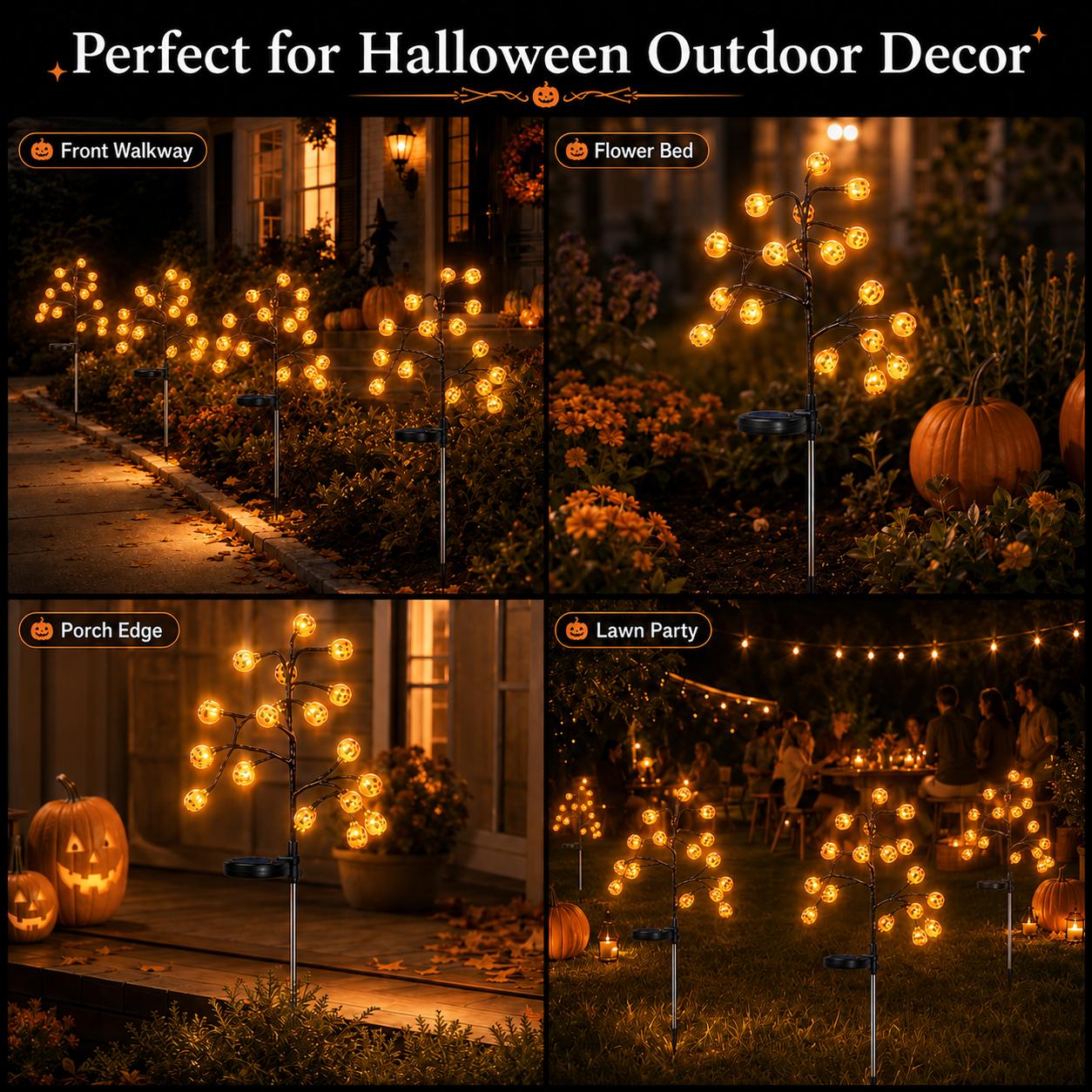 🎃Solar Pumpkin Stake Lights