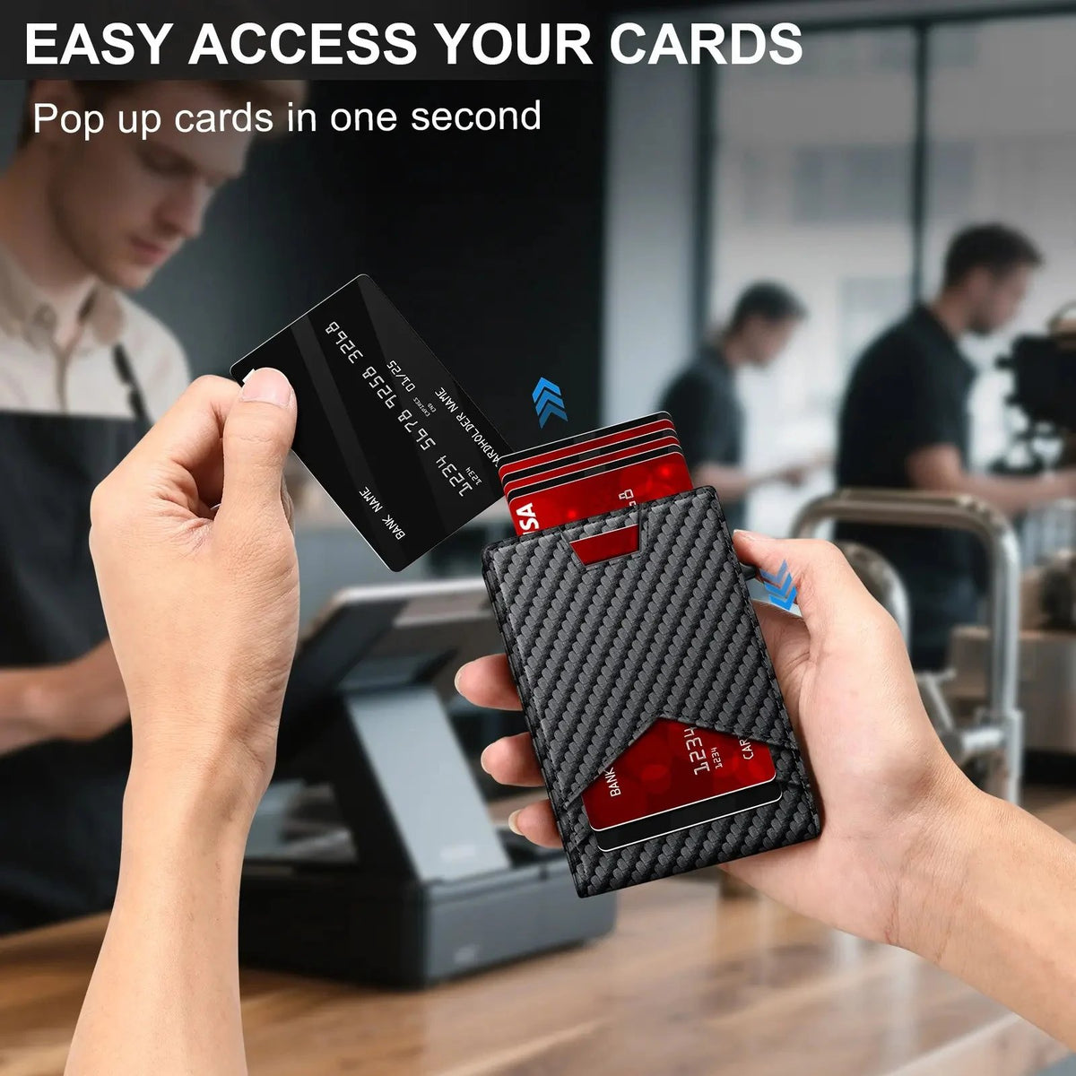 🎁⚡Black Friday Mega Deal✨Men's RFID Minimalist Bifold Wallet💳