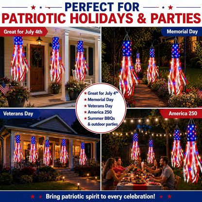 Large American Flag Windsocks
