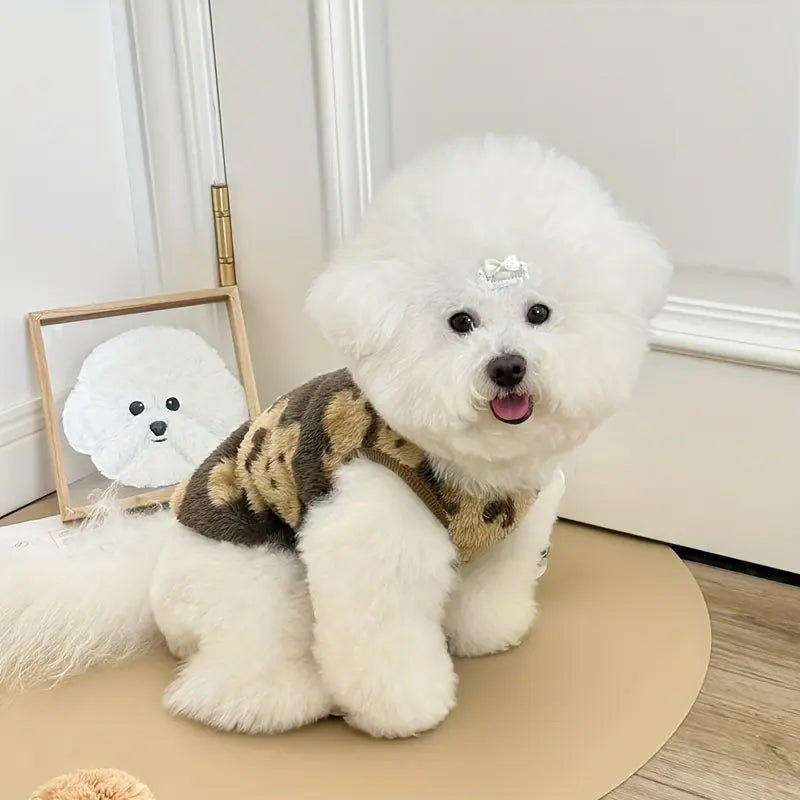 Winter Fleece Pet Vest for Cats & Small Dogs